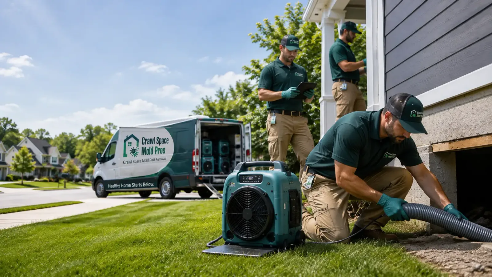 Crawl Space Mold Removal in Luverne, ND